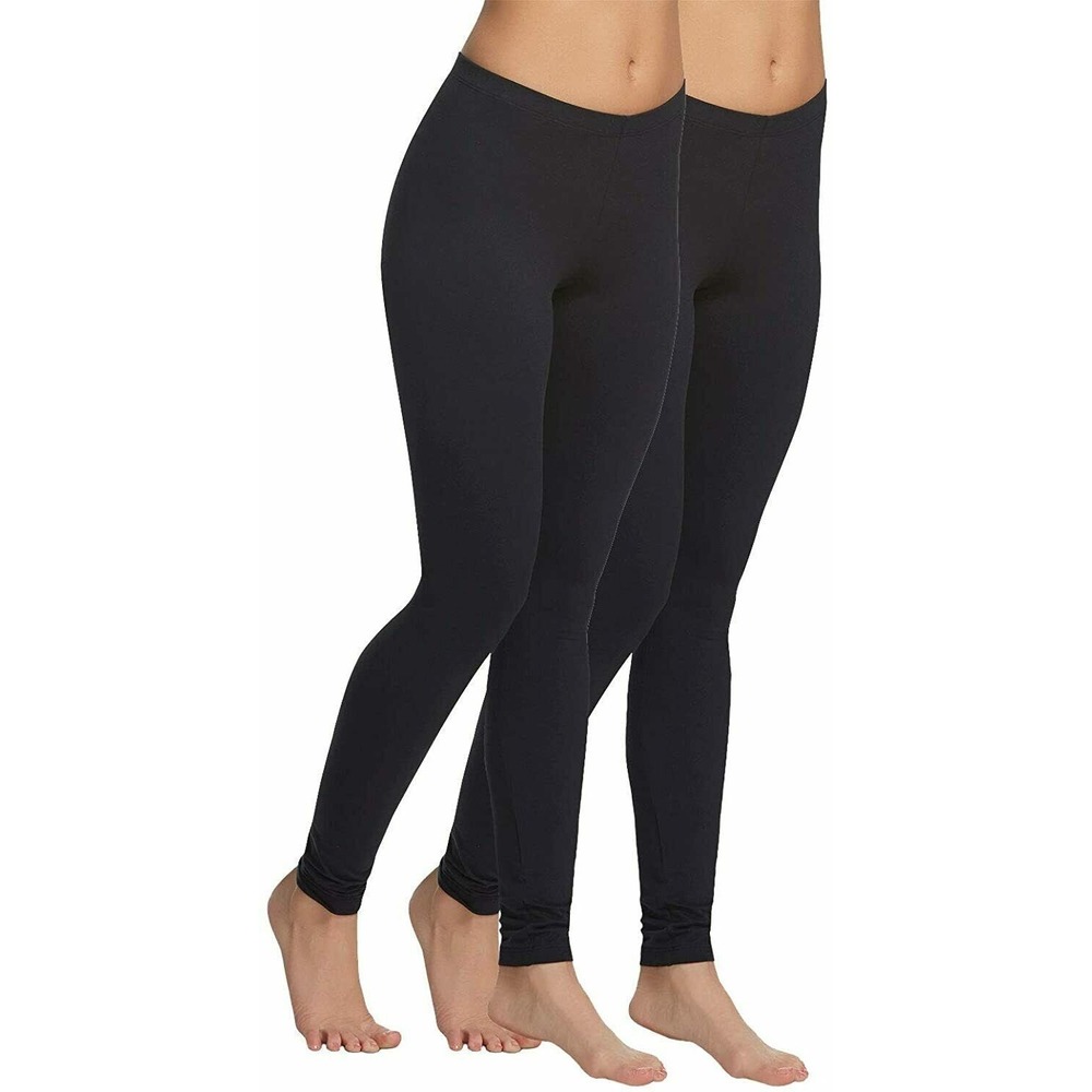 Velvety‎ Super Soft Lightweight Legging 2-Pack (Medium)